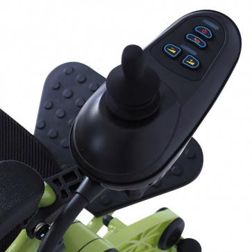 Кресло-коляска электр. MET Compact 35 (16233) цвет рамы зеленый - 5